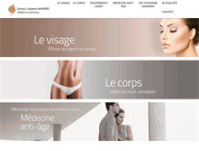 Tablet Screenshot of medecineesthetique-aix.com